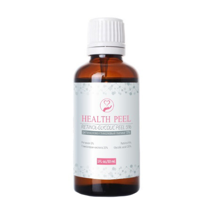 Ретинолово-гліколевий пілінг для обличчя Health Peel Retinol Glycol Peel 5%, 30 мл
